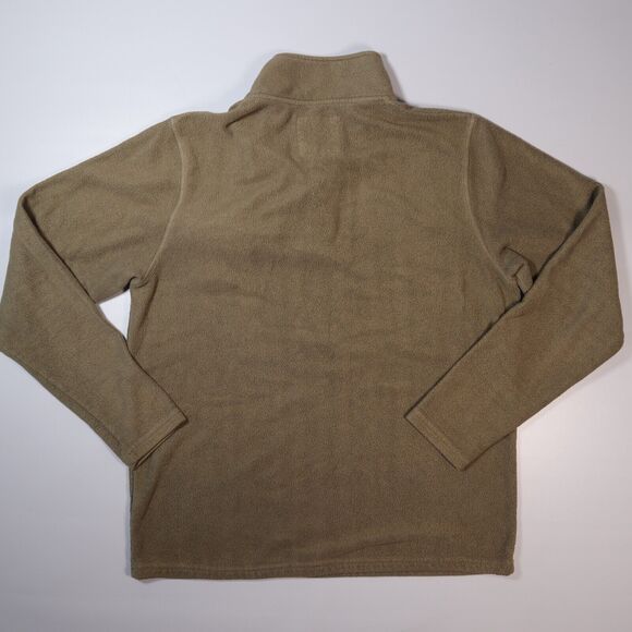 Free Fly Mens Medium M Fleece Snap Pullover Bamboo Performance Olive Soft - Picture 4 of 7